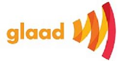 The logo for glaad.