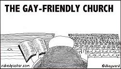 The gay friendly church.