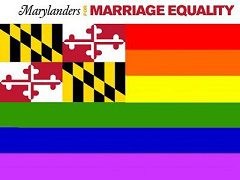 Maryland's marriage equality flag.