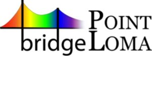 The logo for point bridge loma.