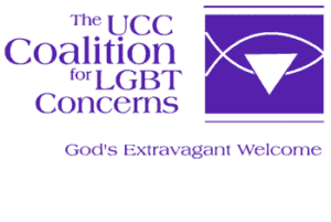 The ucc coalition for lesbian, gay, bisexual, and transgender concerns logo.