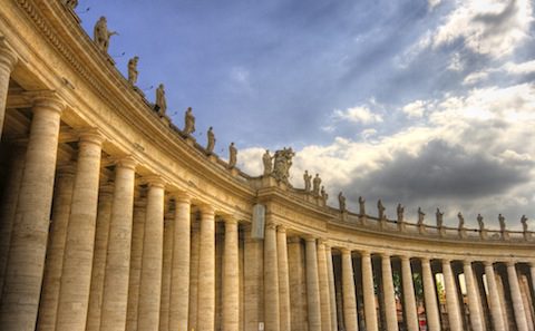 St peter's basilica in rome, italy.