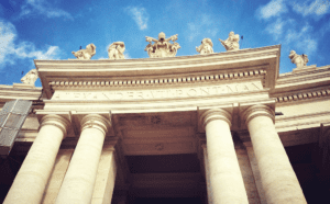 St peter's basilica in rome, italy.