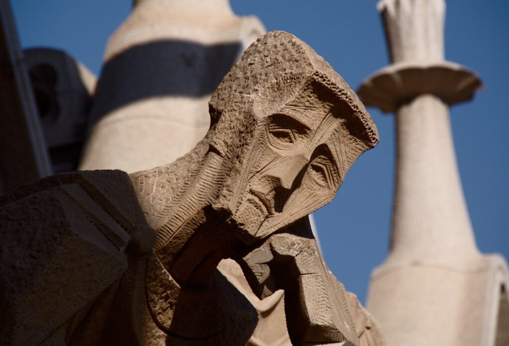 Sagrada familia, barcelona, spain.