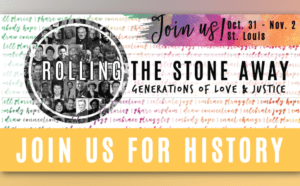 Rolling the stone away - join for history.