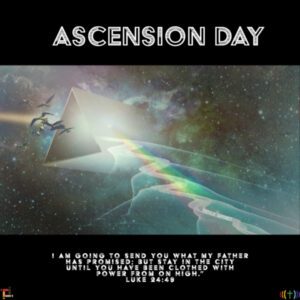 A poster for ascension day.