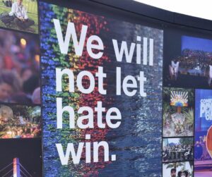 We will not hate win.