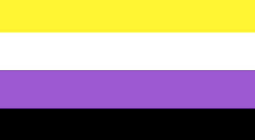 The flag of the lgbt community.