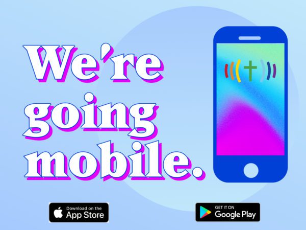 We are going mobile poster.