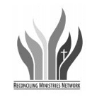 A black and white logo for recouping ministries network.